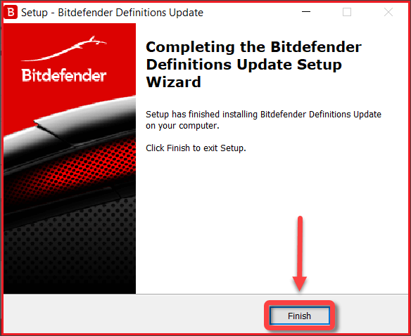 finish-bitdefender-offline-update