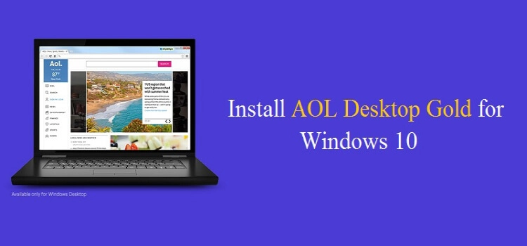 install AOL Desktop Gold for Windows 10